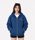 Over-sized Comfy Zip Hoodie NAVY